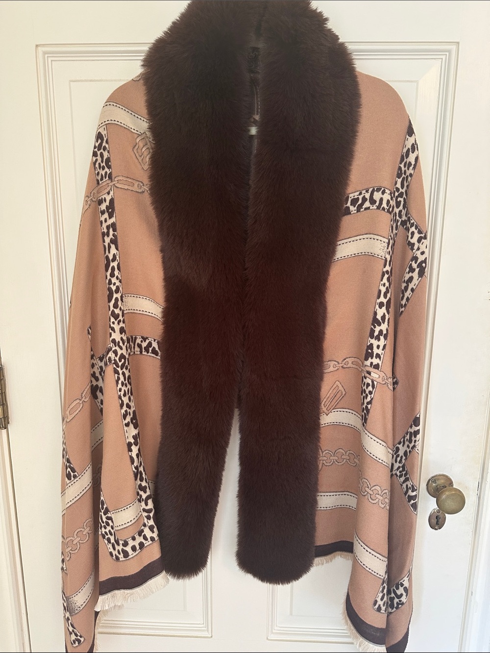 La Fiorentina Faux Fur Cape